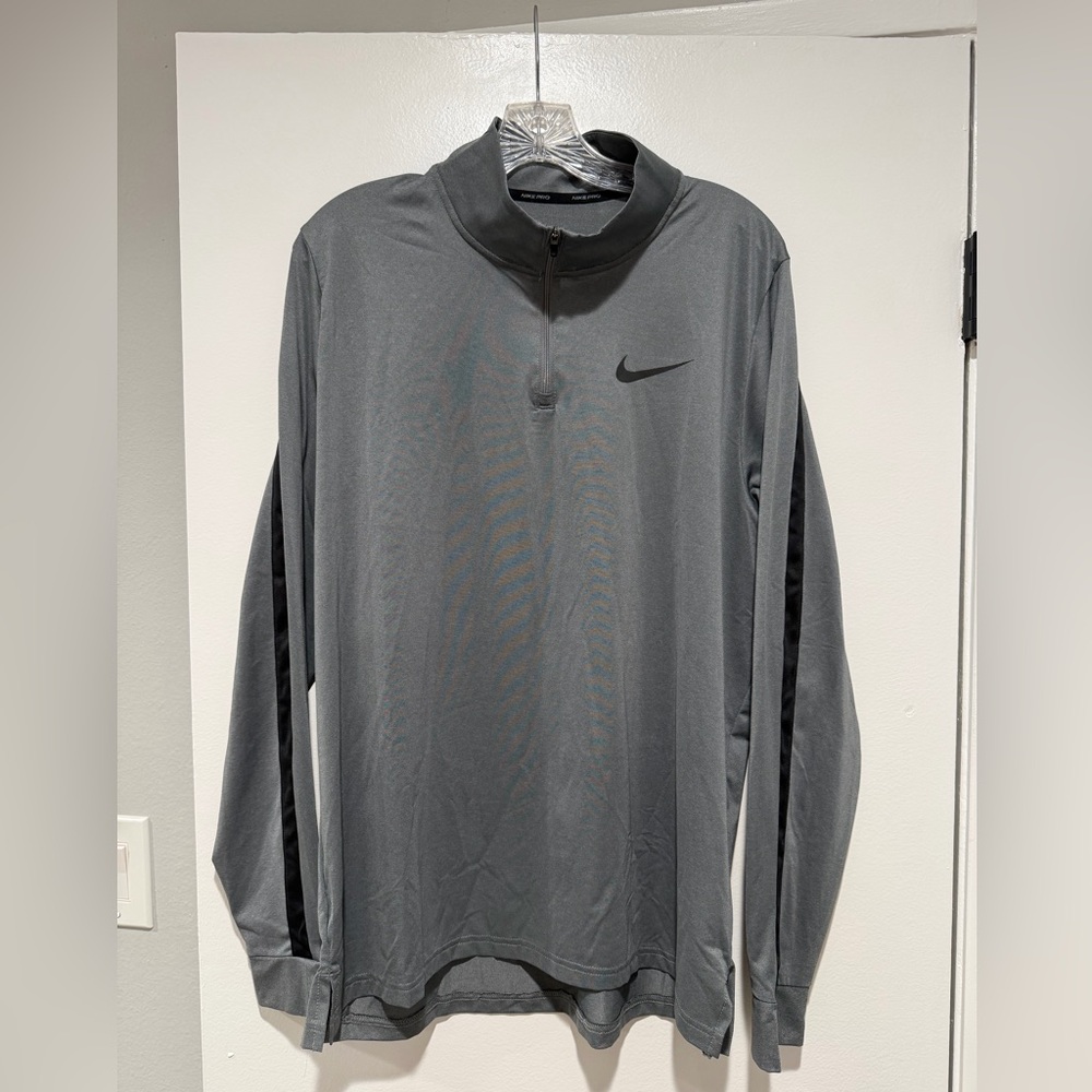 Nike Charcoal Long Sleeve Quarter Zip